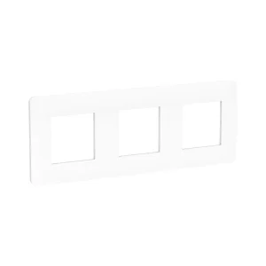 Рамка SE NU200618 Unica Studio 3 постовая белый