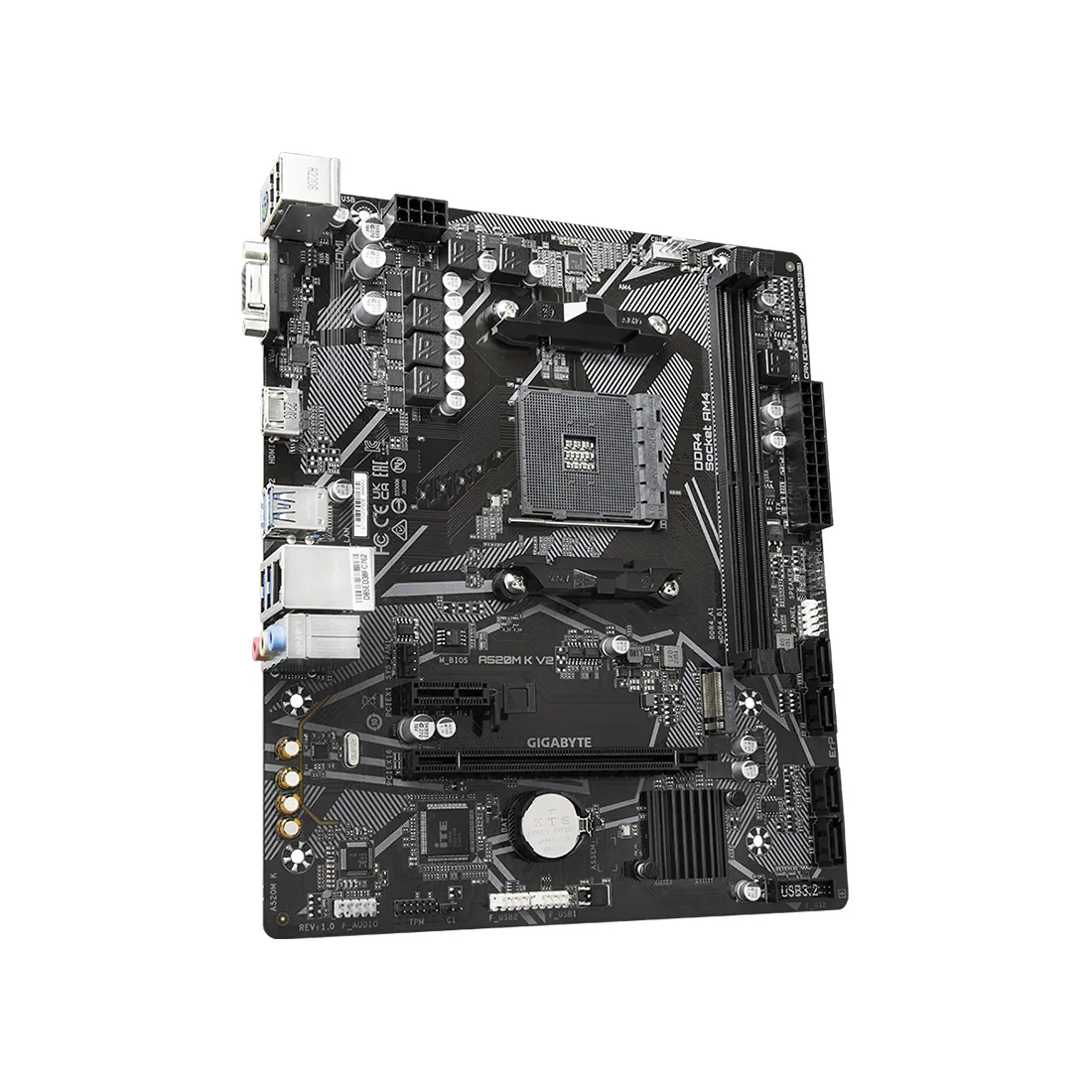 Материнская плата Gigabyte A520M K V2 — изображение 3