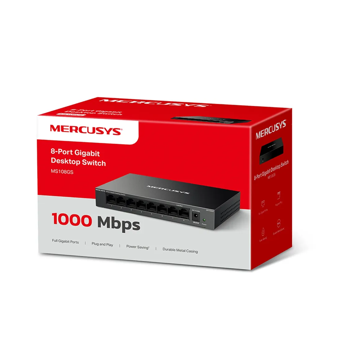 Коммутатор Mercusys MS108GS — изображение 3