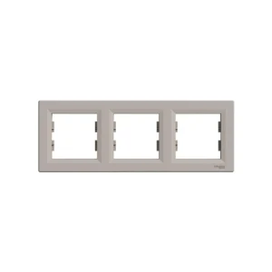 Рамка горизонтальная SE EPH5800369 Asfora 3 постовая бронза