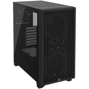 Corsair 3000D Tempered Glass Mid-Tower, Black