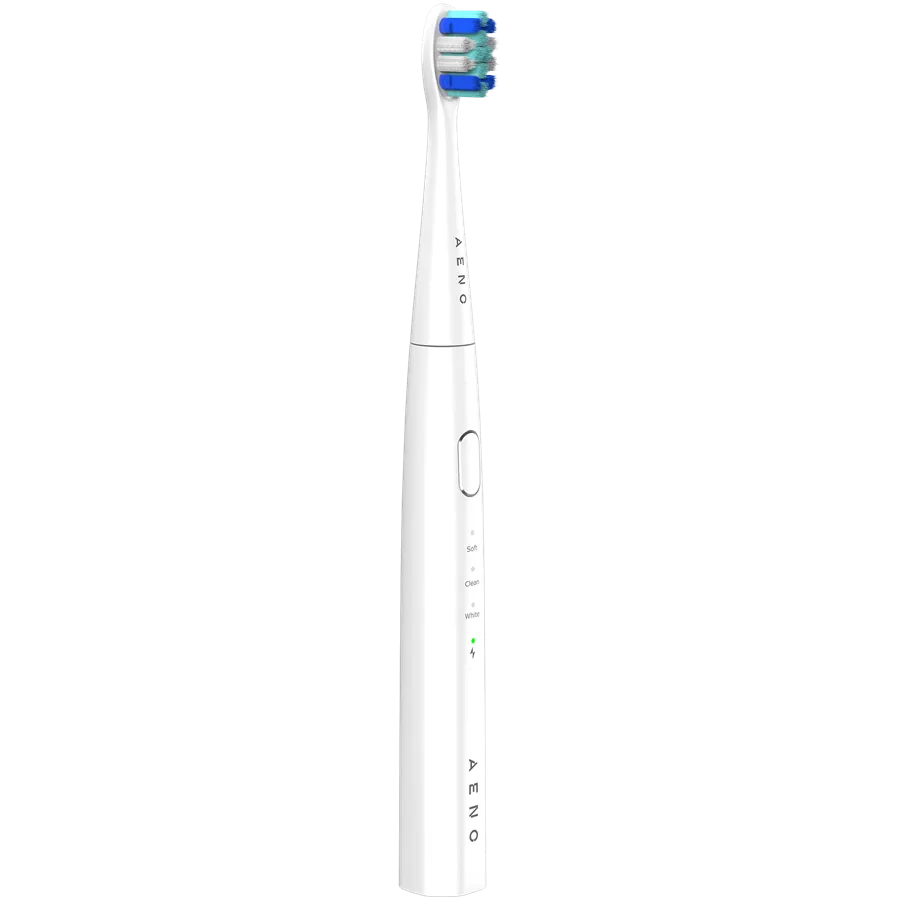 AENO Sonic Electric toothbrush, DB7: White, 3modes, 1 brush head + 2 stickers, 30000rpm, 100 days without charging, IPX7 — изображение 3