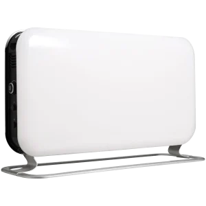 2000W portable convection heatet, LED display, steel fronts, fan,alu feet