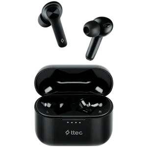 ttec AirBeat Play Gaming True Wireless Headsets , Black