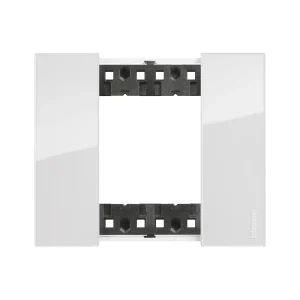 Рамка декоративная Bticino KA4802DW Living Now 2 модуля "Лед"