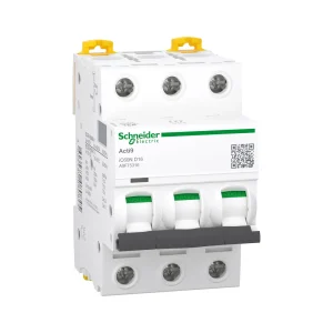 Автоматический выключатель SE A9F75316 Acti9 iC60N 3P 16А D 6 kA