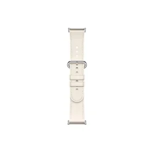 Кожаный сменный браслет Xiaomi Leather Quick Release Strap Cream white