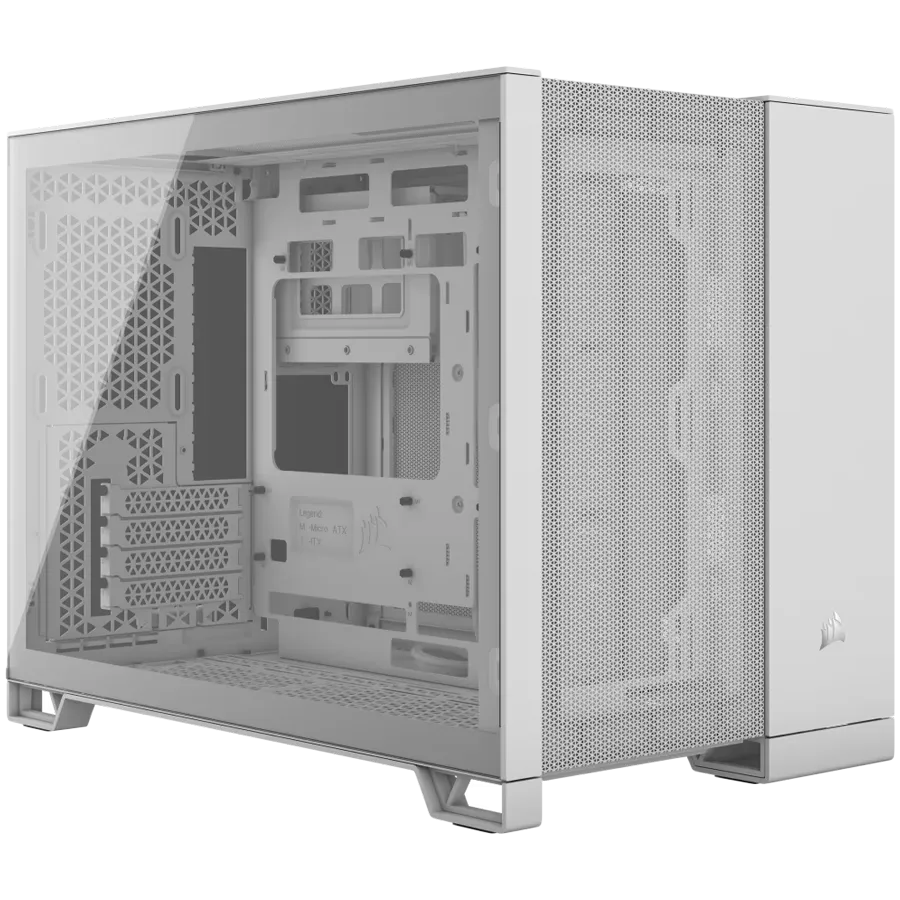 Corsair 2500D Airflow Tempered Glass Mid-Tower, White — изображение 2