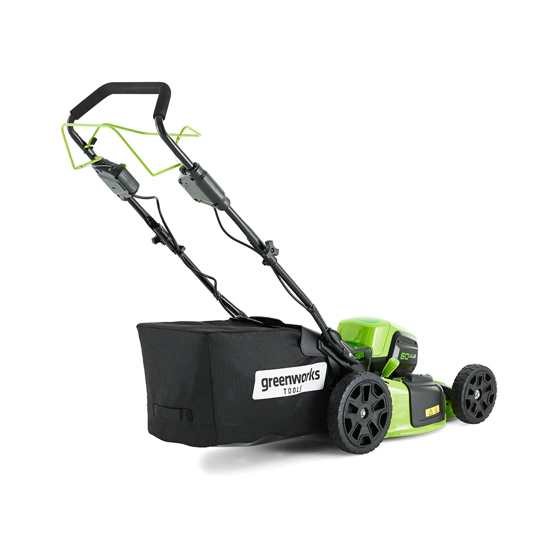 Газонокосилка аккумуляторная Greenworks 2502907UB 60V 46 см самоходная бесщеточная c 1хАКБ 4Ач и ЗУ — изображение 3