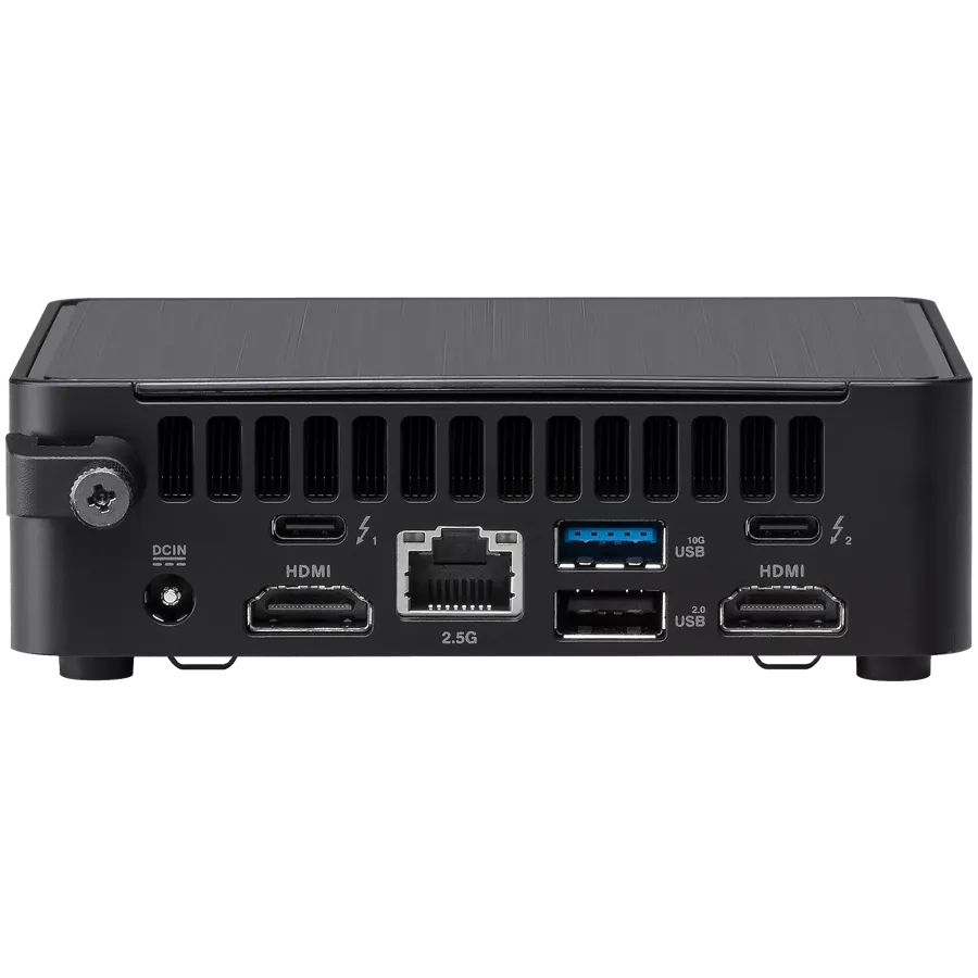 ASUS NUC 14pro/RNUC14RVKU500002I/Intel Ultra 5 125H/Intel Arc graphics/4xUSB/M.2 22x80 NVMe; 22x42 NVMe/2,5Gbe LAN/2xHDMI/ 2x Thunderbolt 4 (USB-C+DP)/no Storage/no RAM/AX211.D2WG.NV/no OS/EU Cord/Slim Kit(L6)/EAN:4711387492314 — изображение 2