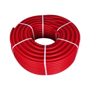 Труба ПВХ гибкая гофрированная DKC 91920R 20мм красный