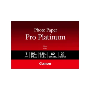 Глянцевая фотобумага Canon PT-101 Pro Platinum A2, 20 шт.