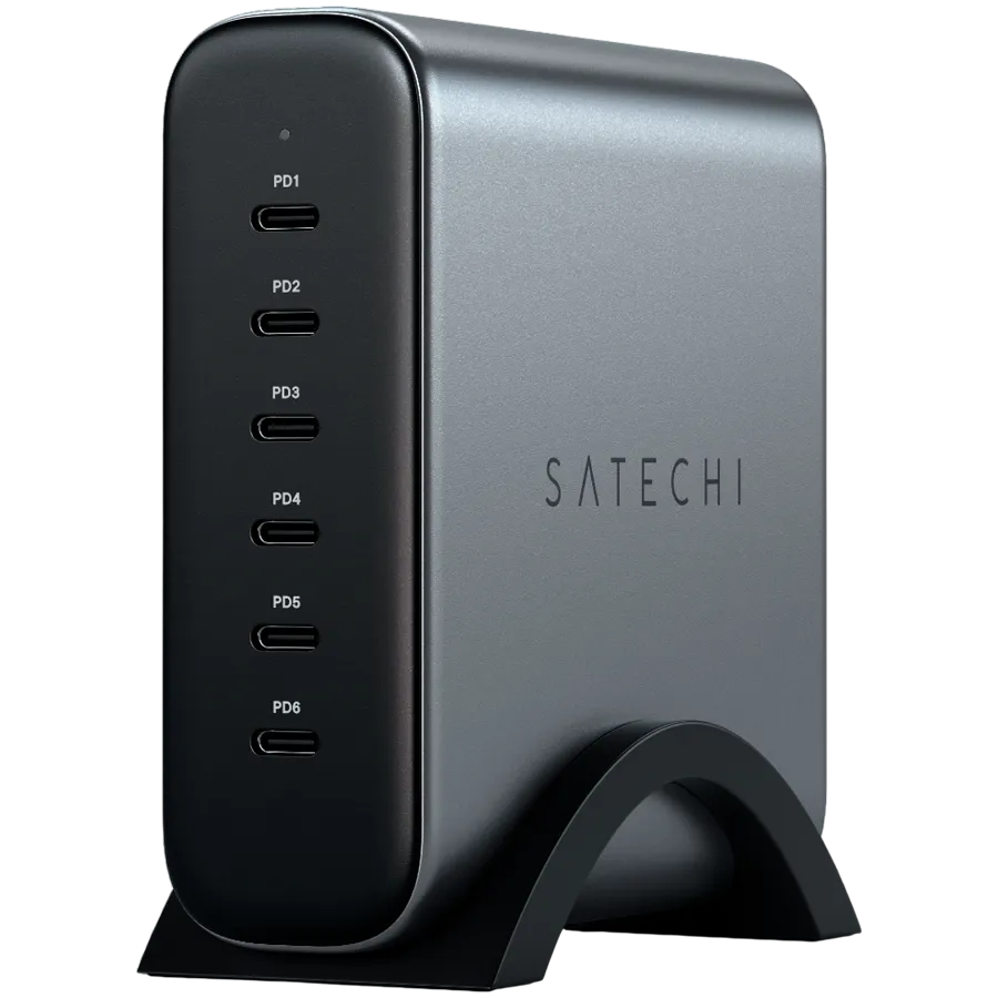 SATECHI 200W USB-C 6-Port PD GaN Charger - EU