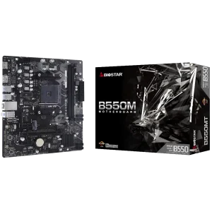 BIOSTAR MB AM4 B550 2 x DDR4 4 x SATA III 1 x M.2 1 x DP Port 1 x HDMI Port 1 x LAN port Micro ATX