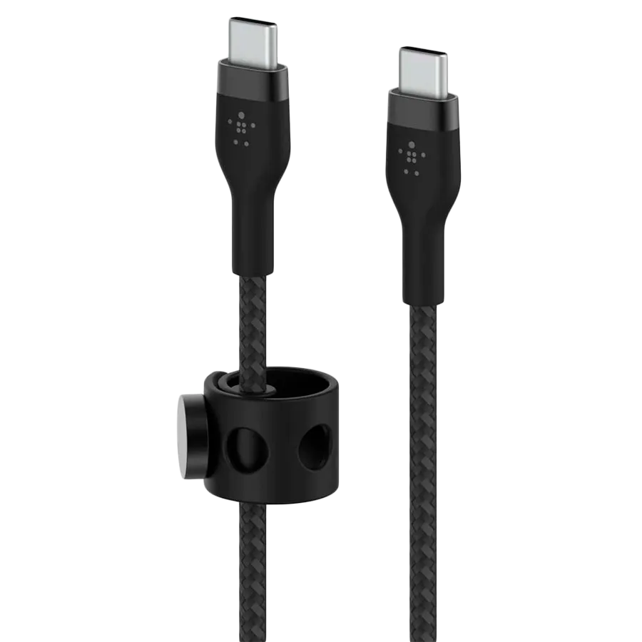 BELKIN USB-C to USB-C 2.0 Braided silicone, 3M, Black — изображение 2