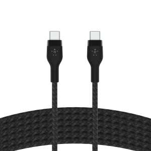 BELKIN  USB-C to USB-C 2.0 Braided silicone, 3M, Black