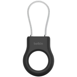 BELKIN Secure Holder with Wire Cable - Airtag - Black