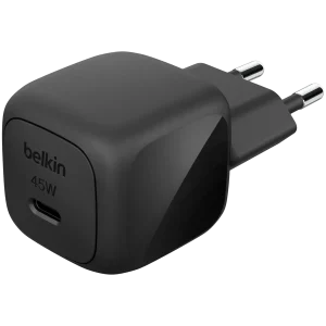 BELKIN 45W USB-C PD WALL CHARGER WITH PPS, BLK
