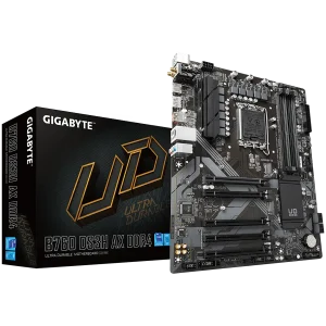 GIGABYTE MB LGA1700  B760 4 x DDR DIMM 2 x M.2  4 x SATA 1 x HDMI port 1 x DisplayPort ATX