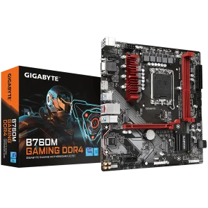 GIGABYTE Mainboard Desktop B760M GAMING DDR4 (LGA1700, 2xDDR4, 1xD-Sub, 1xHDMI, 1xDP, 2.5GLAN, 1x PCI Express x16 4.0, 1x PCI Express x1 3.0, 2xM.2, 4xSATA3, 1x USB Type-C, 5x USB 3.2 Gen1, 6x USB 2.0/1.1) mATX