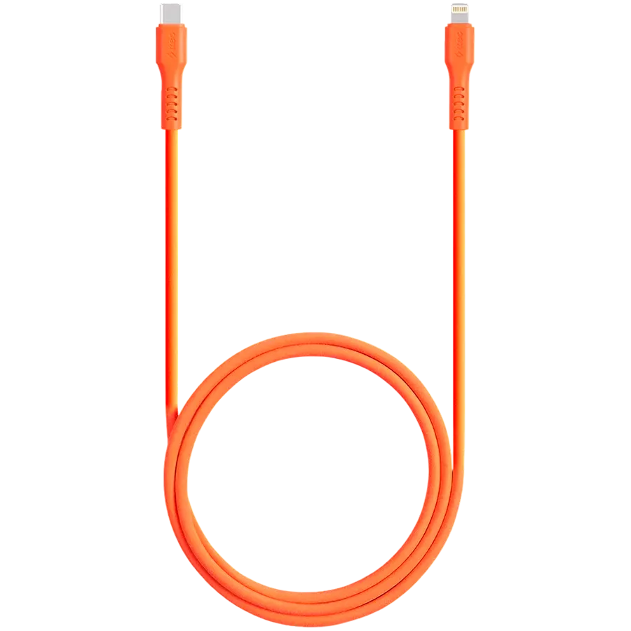 ttec Type-C - Lightning Charge / Data Cable , 120cm,Neon Orange — изображение 2