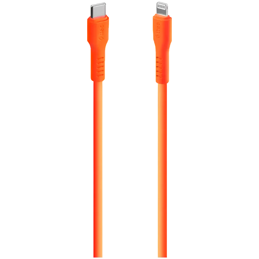 ttec Type-C - Lightning Charge / Data Cable , 120cm,Neon Orange