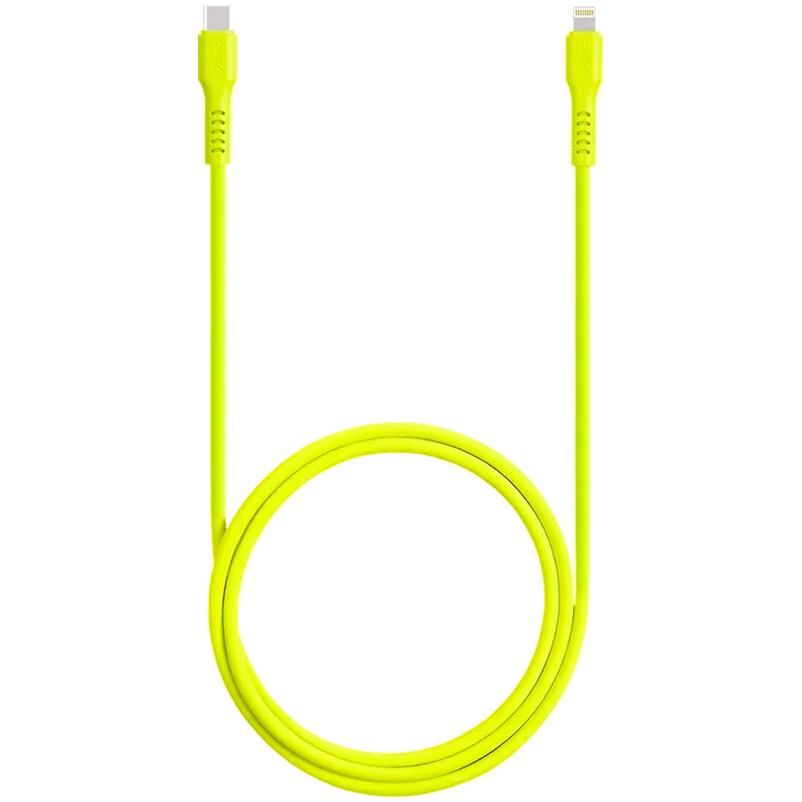 ttec Type-C - Lightning Charge / Data Cable 120cm,Neon Yellow — изображение 2