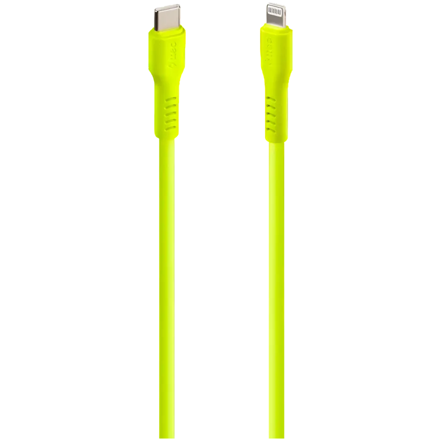 ttec Type-C - Lightning Charge / Data Cable 120cm,Neon Yellow