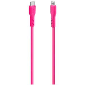 ttec Type-C - Lightning Charge / Data Cable 120cm,Neon Pink