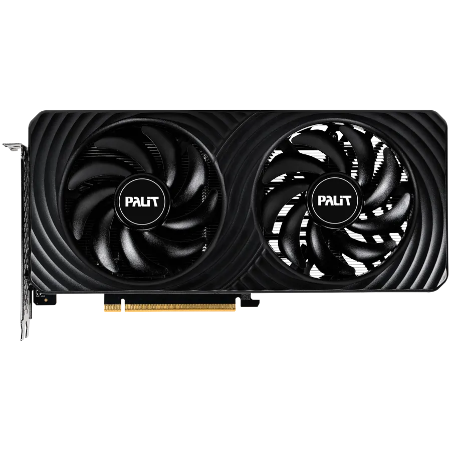 Palit RTX 5050 Dual 8GB GDDR6, 128 bits, 1x HDMI 2.1b, 3x DP 2.1b, two fan, 1x 8-pin Power connector, recommended PSU 550W, NE65050019P1-GB2070D — изображение 3