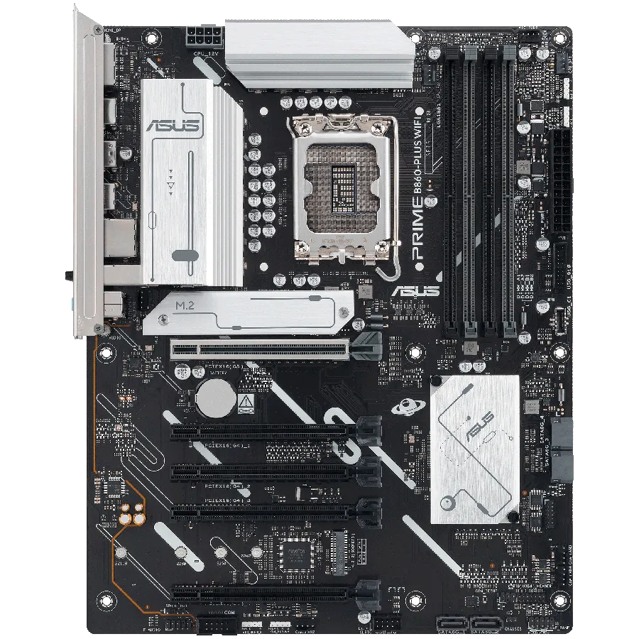 ASUS Main Board Desktop LGA1851 Intel B860 Chipset 4 x DIMM slots, max. 256GB, DDR5 1 x DisplayPort 1 x HDMI port 1 x Wi-Fi module 2 x M.2 slots 4 x SATA ATX Form Factor