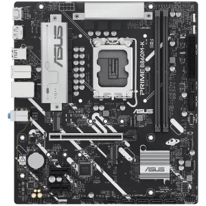 ASUS Main Board Desktop LGA1851 Intel B860 2xDDR5/DDR5 CUDIMM 1xPCIe x16 5.0, 2xPCIe x1, 2xM.2 DisplayPort HDMI mATX