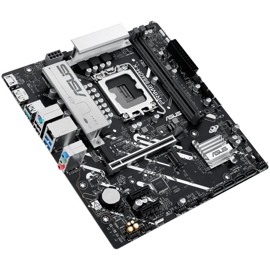 ASUS Main Board Desktop LGA1851 Intel B860 2xDDR5/DDR5 CUDIMM 1xPCIe x16 5.0, 2xPCIe x1, 2xM.2 DisplayPort HDMI mATX — изображение 3
