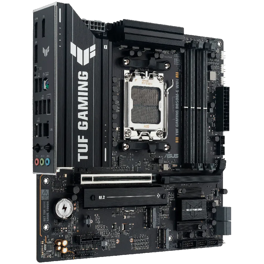 ASUS Main Board Desktop AMD Socket AM5 AMD B850 Chipset 4 x DIMM slots, max. 256GB, DDR5 1 x DisplayPort1 x HDMI port 1 x Wi-Fi module 3 x M.2 slots 4 x SATA ATX Form Factor — изображение 2