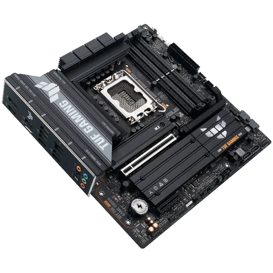 ASUS Main Board Desktop Intel B860 Chipset 4 x DIMM slots, max. 256GB, DDR5 1 x PCIe 5.0 x16 slot 1 x DisplayPort1 x HDMI port 1 x Wi-Fi Module 3 x M2 4 x SATA m-ATX — изображение 3