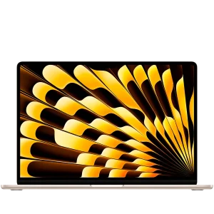 15-inch MacBook Air: Apple M4 chip with 10-core CPU and 10-core GPU, 16GB, 256GB SSD - Starlight,Model A3241