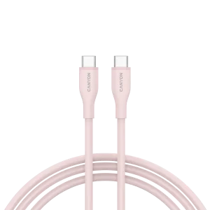 CANYON cable CC60SC10 C-C 60W 1m Silicon Pink Sand