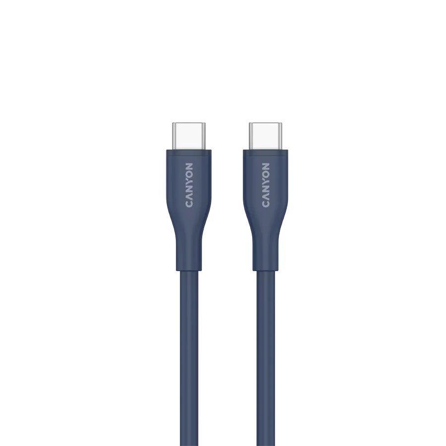 CANYON cable CC60SC10 C-C 60W 1m Silicon Dark blue — изображение 2
