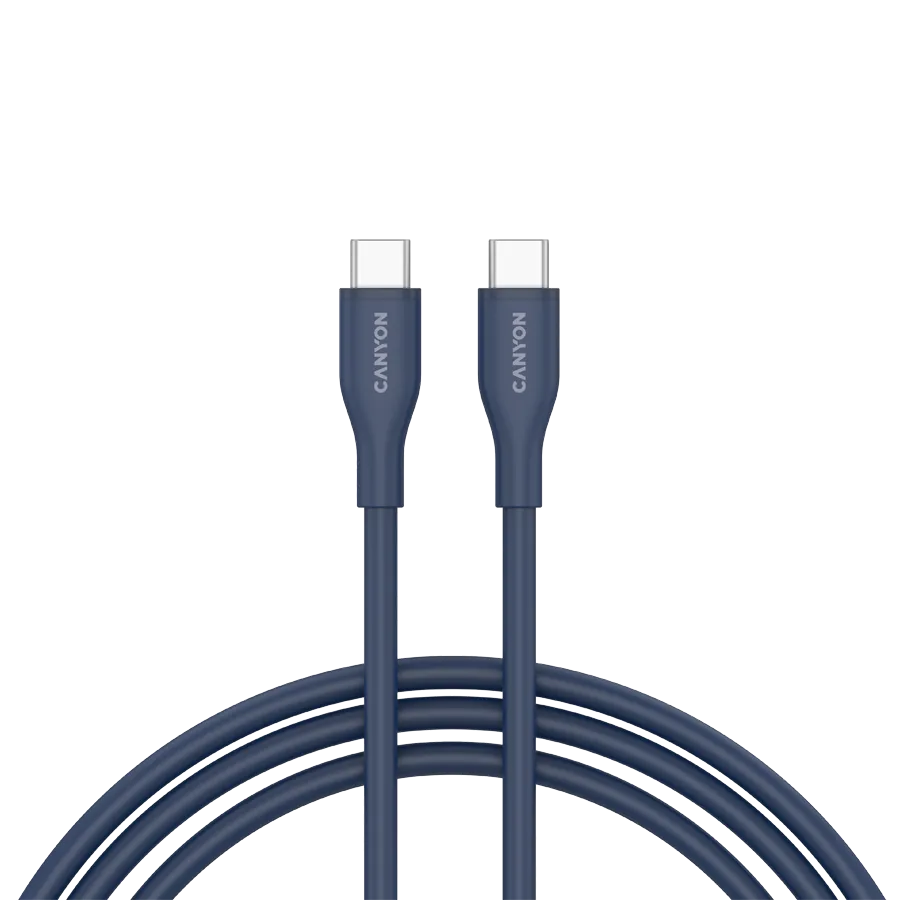 CANYON cable CC60SC10 C-C 60W 1m Silicon Dark blue