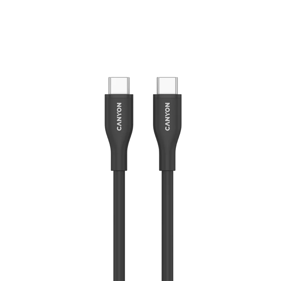 CANYON cable CC60SC10 C-C 60W 1m Silicon Black — изображение 2