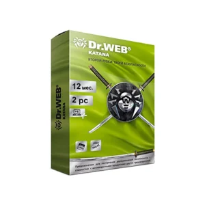Антивирус Dr.Web Katana 12М 2 ПК новая лицензия