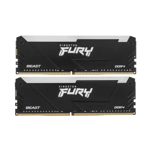 Комплект модулей памяти Kingston FURY Beast RGB KF432C16BB12AK2/32WP DDR4 32GB (Kit 2x16GB) 3200MHz