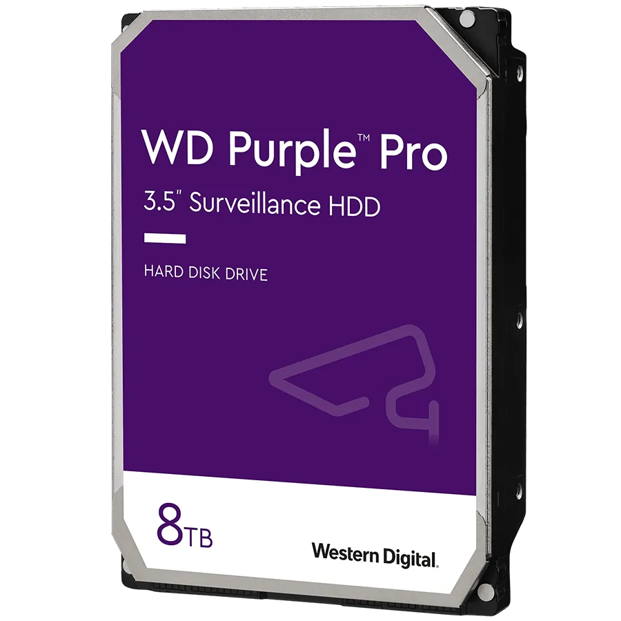 HDD AV WD Purple Pro (3.5'', 8TB, 256MB, 7200 RPM, SATA 6 Gb/s)