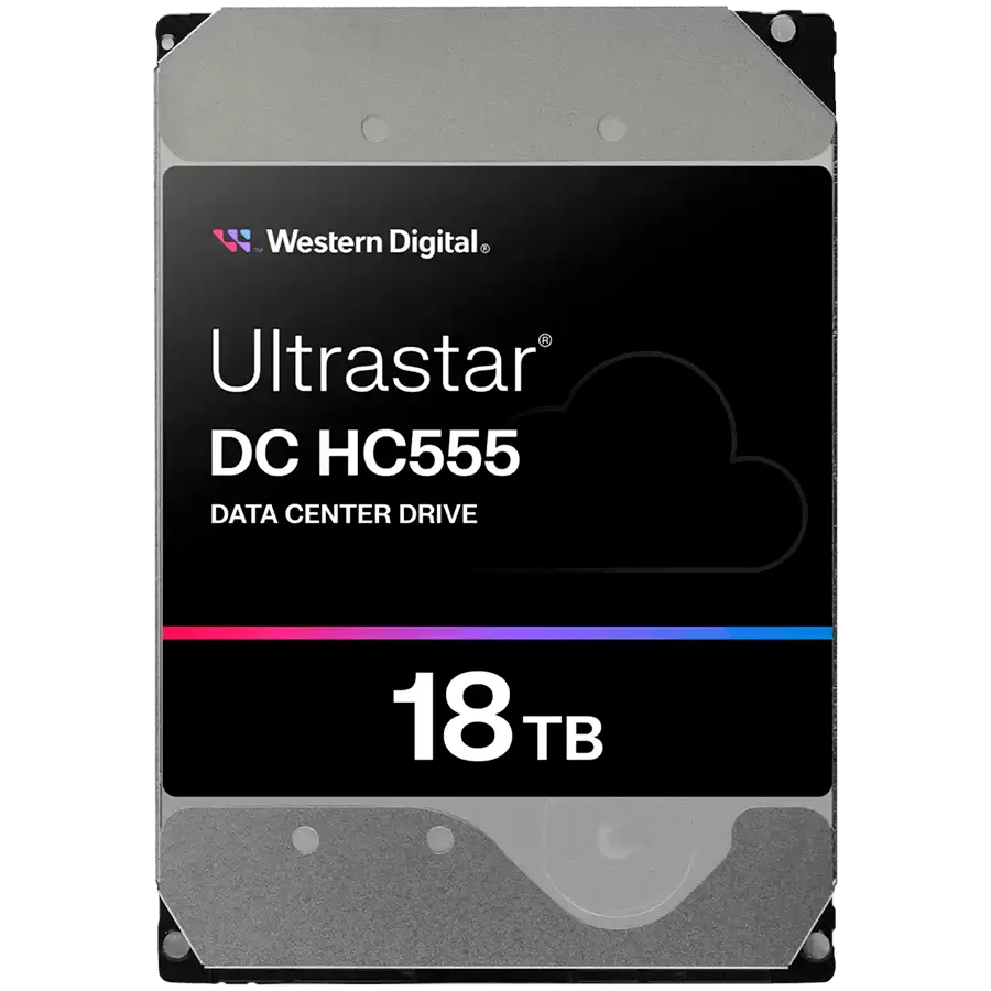 HDD Server WD/HGST ULTRASTAR DC HC555 (3.5’’, 18TB, 512MB, 7200RPM, SAS 12Gb/s, 512E SE P3) SKU: 0B47747