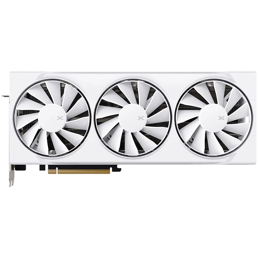 XFX Swift AMD Radeon RX 9070XT White Triple fan Gaming Edition with 16GB GDDR6 HDMI 3xDP, AMD RDNA 4 — изображение 2