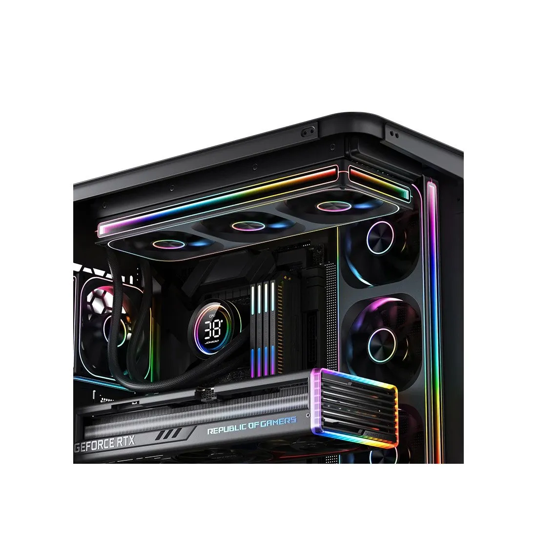 Вентилятор для компьютерного корпуса Jonsbo ZA-120B Black — изображение 3