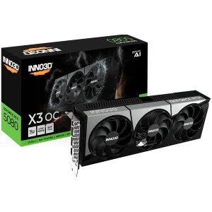 INNO3D NVIDIA GEFORCE RTX 5080 X3 OC 16GB GDDR7 256bit, 2460 MHz / 30Gbps, 3x DP, 1x HDMI, 3 fan, 2,5 slot