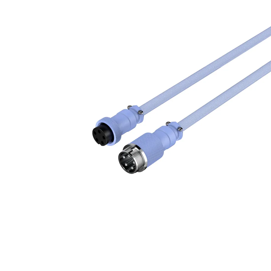 Провод для механической клавиатуры HyperX USB-C Coiled Cable Light Purple 6J682AA — изображение 3