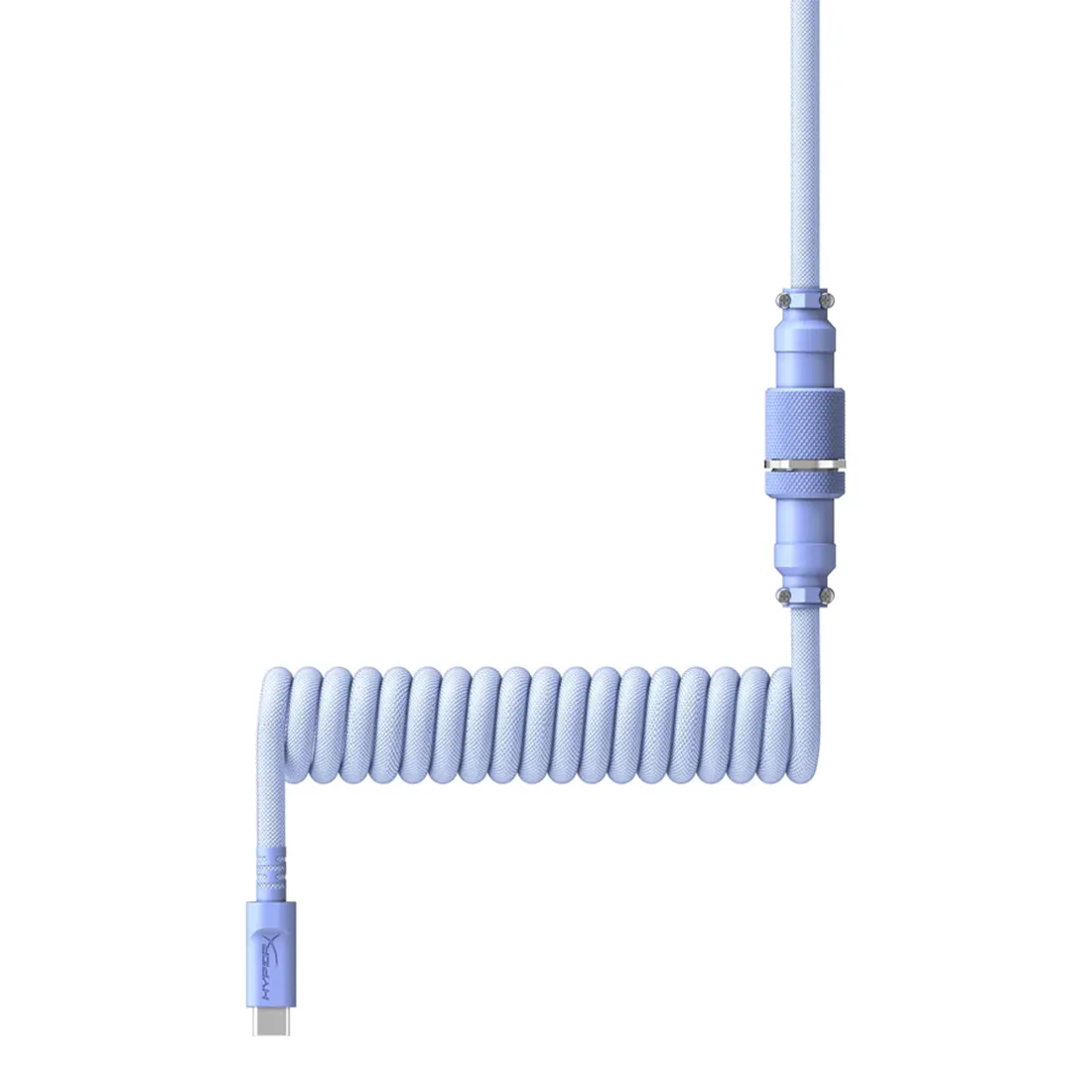 Провод для механической клавиатуры HyperX USB-C Coiled Cable Light Purple 6J682AA — изображение 2