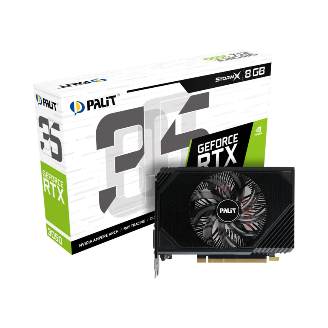 Видеокарта PALIT RTX3050 STORMX V1 6G (NE63050018JE-1072F) — изображение 3